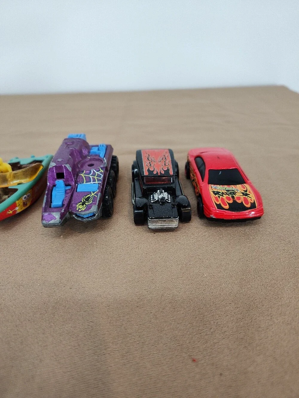 Mattel And Matchbox Red, Black, Purple, Teal Kids Toy Car Set Of 6